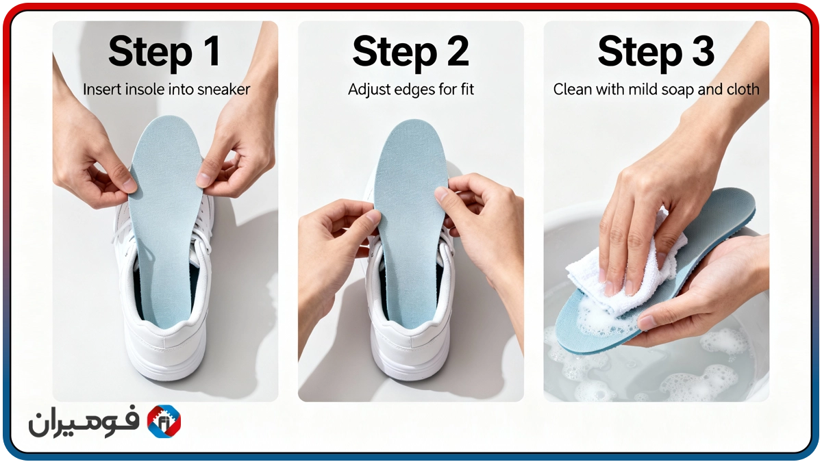 اختيار النعل الداخلي المناسب للحذاء: دليل شامل