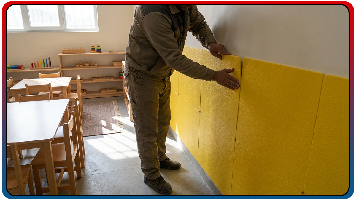 قم بتغطية أرضية غرفة الأطفال والحضانة بأفضل الأرضيات الآمنة