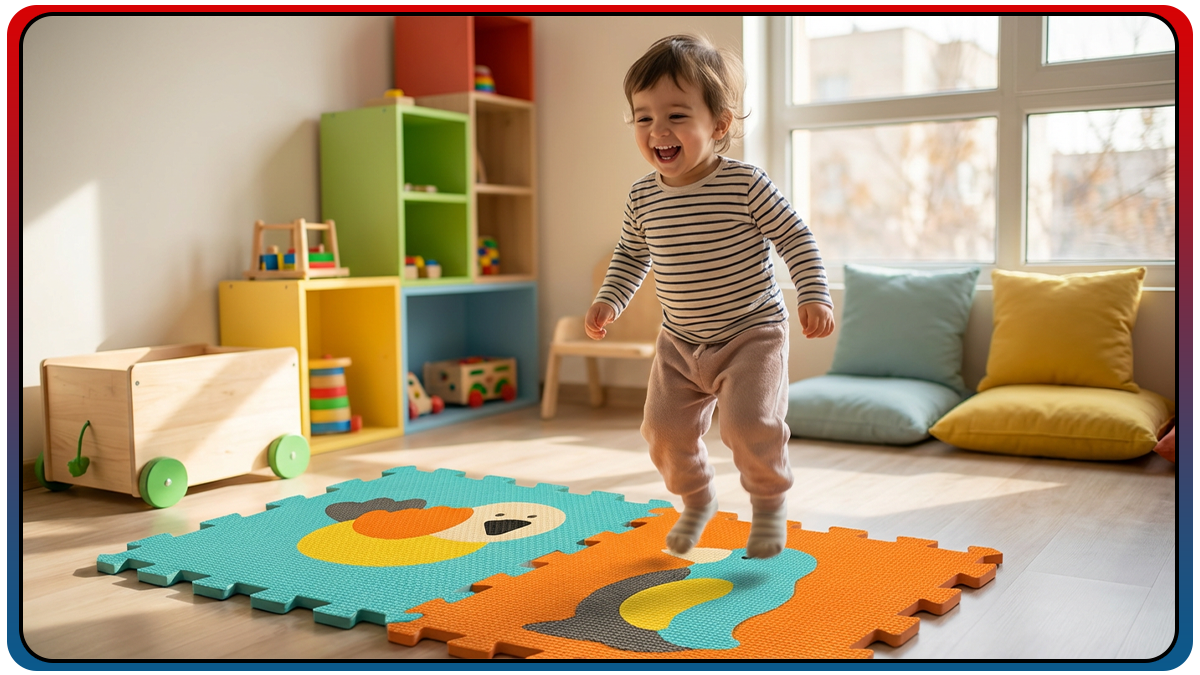 قم بتغطية أرضية غرفة الأطفال والحضانة بأفضل الأرضيات الآمنة