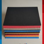 EVA foam sheet with honeycomb pattern