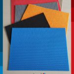 EVA foam sheet with honeycomb pattern