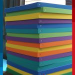 EVA and PE foam with second-stage curing (TVRG)