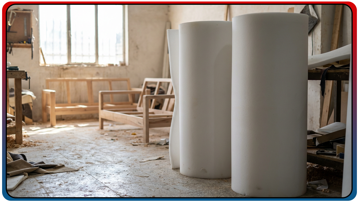 Steel Furniture Wrap Foam; An Economical and Lightweight Alternative to Cold PU Foam 2 Steel Furniture Wrap Foam; An Economical and Lightweight Alternative to Cold PU Foam