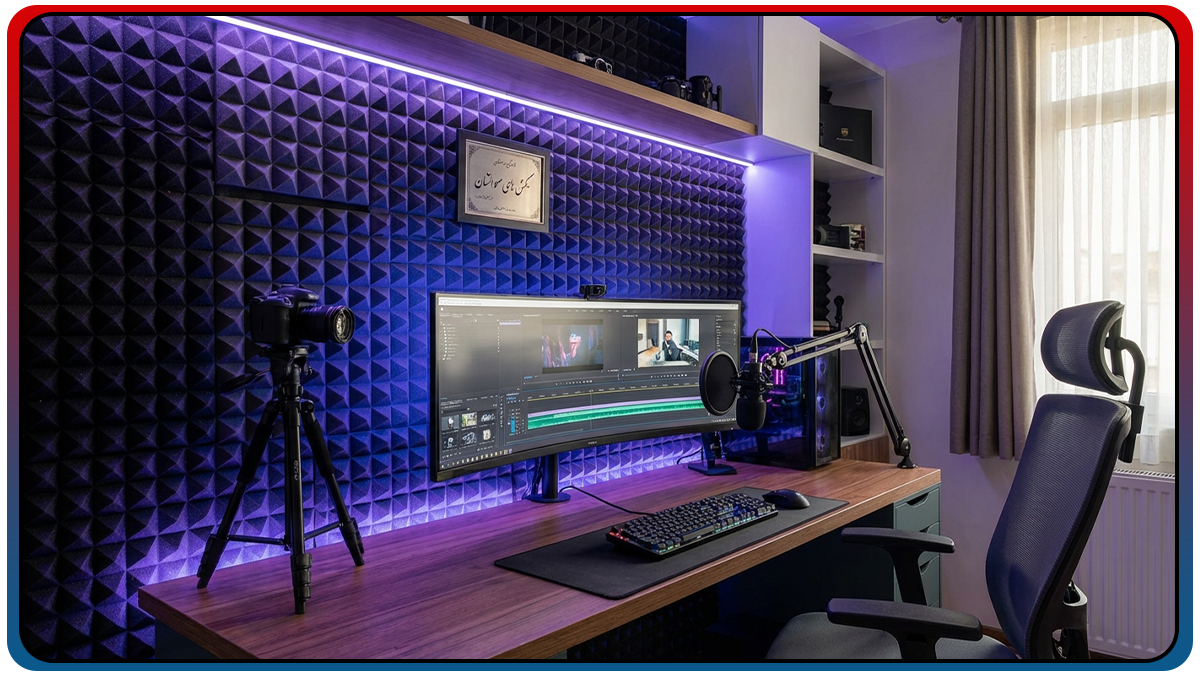 بهترین فوم آکوستیک برای یوتیوبر ها؛ راهنمای جامع تجهیز استودیو خانگی 2 بهترین فوم آکوستیک برای یوتیوبر ها؛ راهنمای جامع تجهیز استودیو خانگی